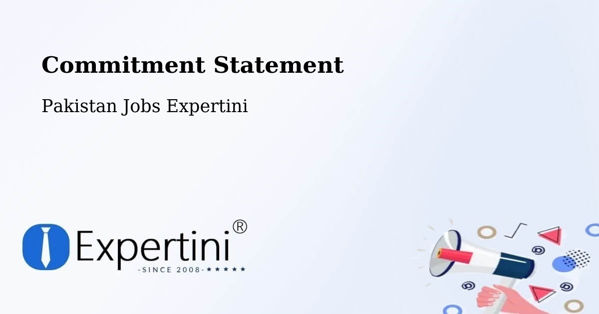 Corporate Commitment – Kharian - Pakistan Jobs Expertini